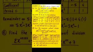 Polynomial Remainder Theorem [upl. by Yonit]