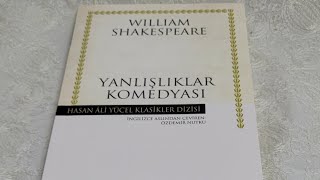 Yanlışlıklar KomedyasıWilliam Shakespeare Ekim 2024 Ayında Okuduğum Kitaplardan [upl. by Nnyled852]