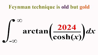 Can you solve this interesting integral using Feynmans Technique [upl. by Tonl879]