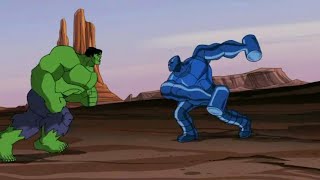 Hulk Vs Absorbing Man The Avengers Earths Mightiest Heroes S1 E5 Hulk Versus the World [upl. by Itch]