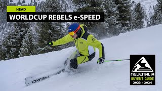 Head Worldcup Rebels eSpeed  NeveItalia  Ski Test  20232024 [upl. by Moffit]