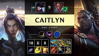 Caitlyn ADC vs Lucian Rampage  EUW Master Patch 1422 [upl. by Willetta]