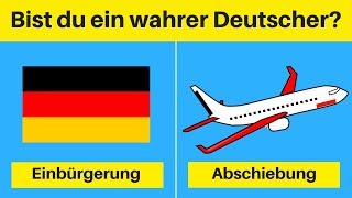 Bestehst du den deutschen Einbürgerungstest [upl. by Allimak]