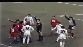 CataniaMilan 11 Gol annullato a Cantarutti su rovesciata stag 198384 [upl. by Eppes]