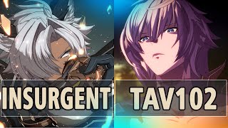 GBVSR🔥Insurgent Eustace Vs Tav102 Lucilius🔥 High Level Gameplay [upl. by Tiebout746]