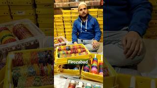 Firozabad glass bangles wholesale market ismailyoutubechannel [upl. by Bobette885]