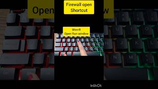 Firewall open shortcut computertricks computertips computer computerscience knowledge [upl. by Julissa]