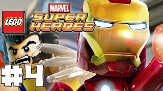 LEGO Marvel Superheroes  Part 4  Exploratory Laboratory HD Gameplay Walkthrough [upl. by Tahmosh338]