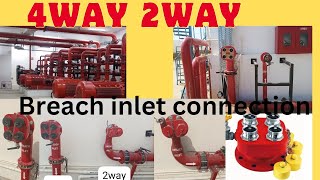 4way and 2way  fire Breach inlet and outlet connection  fire fighting  fire hydrant [upl. by Sakiv]