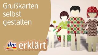 Ob lustige Geburtstagskarten oder Weihnachtskarten Grußkarten selbst gestalten auf dm FotoParadies [upl. by Romito819]