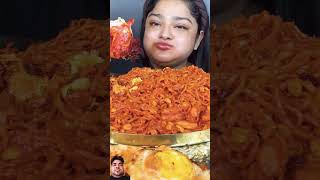 Spicy Egg Noodles with Chicken Tangdi food eggnoddles chickentangdi foodmaddyeats [upl. by Dorita]