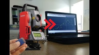 Hướng dẫn trúc số liệu máy Pentax sang Autocad [upl. by Lednahs104]