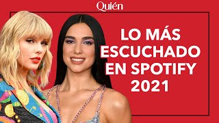 Esto fue lo MÁS ESCUCHADO en SPOTIFY en 2021  Celebs and Trends [upl. by Suraved]