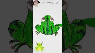 How to Draw a Frog  very easy [upl. by Ailecnarf447]