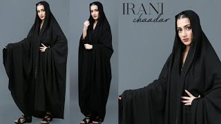 Irani Chadar Cutting And Stitching Long Iraqi Chadar Cutting  Round Irani Abaya Instant Niqab DIY [upl. by Ashton]