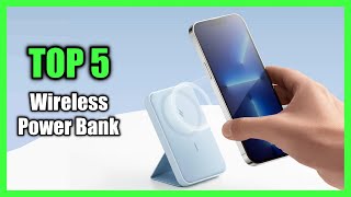 Top 5 Best Wireless Power Bank 2022  For Android amp iOS Devices [upl. by Nesnah]