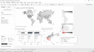 Dashboard Interactivity Using Actions in Tableau [upl. by Aicram]