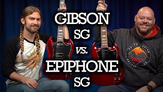 Gibson SG Standard vs Epiphone SG Standard  Is Epiphone Closing the Gap [upl. by Anaejer]