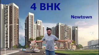 Luxurious 4 BHK Apartment for sale in Newtown Kolkata  Town Square New Town [upl. by Namielus]