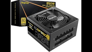 Segotep 850W 80 Plus Gold Certified PSU with Silent 120mm Fan [upl. by Newol220]