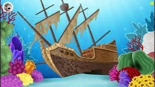 Shipwreck Song A Boat Popular Songs In English For Kids [upl. by Mulac702]