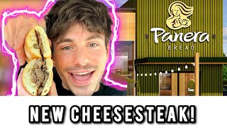 New Panera Ciabatta Cheesesteak amp Bacon Mac amp Cheese Bread Bowl Review [upl. by Virnelli]