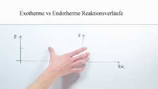 Exotherme und endotherme Reaktionsverläufe leicht erklärt  Chemie [upl. by Dyrrej283]