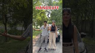 24H Handcuffs challenge 🤪with gungun [upl. by Hannus]