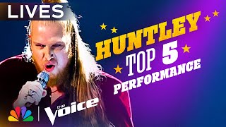 Huntley Performs quotHigherquot by Creed  The Voice Live Finale  NBC [upl. by Nahtnhoj]