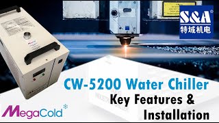 Step by Step guide CW5200 Water Chiller Unit for CNC Co2 Laser Machine  SampA From Megacold [upl. by Oria]