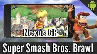 Super Smash Bros Brawl on Nexus 6P Dolphin Emulator Android [upl. by Moguel]