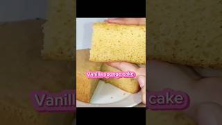 Vanilla Sponge Cake Recipe  cake recipe without oven  youtubeshorts shorts spongecakerecipe [upl. by Erikson662]