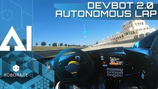 Autonomous ONBOARD at Monteblanco Circuit  Roborace [upl. by Margie]