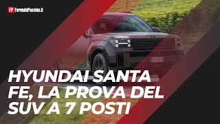 Hyundai Santa Fe 2024 Test Drive  Come va il SUV da 7 posti rivoluzionato prezzo da 49600€ [upl. by Dannon]