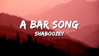 Shaboozey  A Bar Song Tipsy Lyrics [upl. by Balsam874]