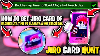 ロブロックスやろうぜ！デスボール JIROカードはここにあるぞ！場所全て公開 ジロー jiro card hunt【 デスボール  Death Ball  ROBLOX  ロブロックス】 [upl. by Aifoz]