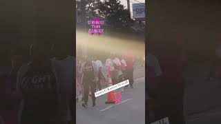 🎀 Susan G Komen 5k Walk Breast Cancer Awareness month Supporting cancerawareness youtube [upl. by Thomson]