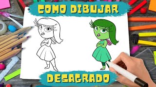 Como Dibujar Desagrado  Intensamente 2  Paso a Paso [upl. by Tammara752]