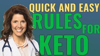 Keto Diet Explained Quick and Easy Rules of the Keto Diet [upl. by Prud921]