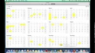 How to Show Holidays in the Calendar App on OS X Mavericks [upl. by Dearr]