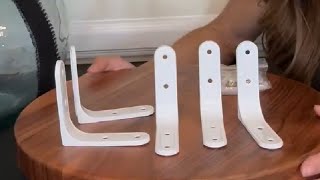 Joyangy 8pcs 3 Inch Heavy Duty L Brackets Review [upl. by Lednic]