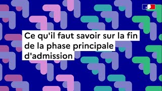 Parcoursup 2024  Ce qu’il faut savoir sur la fin de la phase d’admission principale [upl. by Sukin]