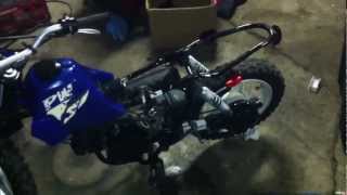 2002 Yamaha PW50 checking for spark [upl. by Selec]