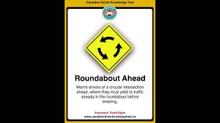 Essential Road Signs You Must Know for Your Driving Test  drivingtest learn canadiandrivingtest [upl. by Tollmann677]