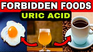 6 FORBIDDEN Foods for HIGH URIC ACID and the 6 Best to LOWER URIC ACID [upl. by Feodora]