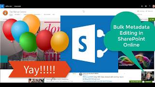 Microsoft365 Day 358 Bulk Metadata Editing in SharePoint Online [upl. by Ehtylb]