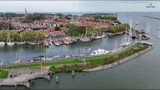 Enkhuizen The Netherlands by Drone Part two 4K [upl. by Sirkin]