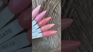 Łososiowe Pudry Tytanowe Manicure Tytanowy NSN New Style of Nails paznokcie nails nailstyle fun [upl. by Harleigh877]