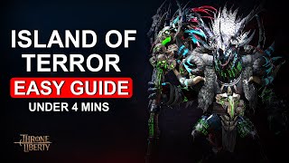 Island of Terror Guide in Under 4 Minutes  2  Star Throne and Liberty Dungeon Guide [upl. by Kciredohr]