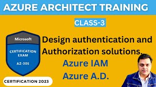 Design authentication and authorization solutions  Configure Azure IAM and Azure AD [upl. by Gazzo]